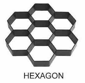 Paver Molds: Hexagon: image 1