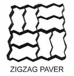 Paver Molds: Zig-zag: image 1