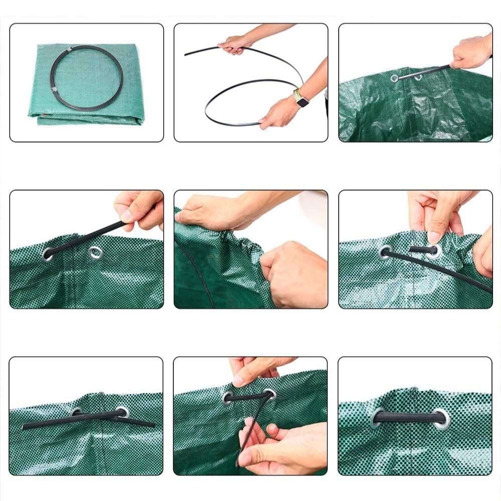 freestanding garden waste reusable bag