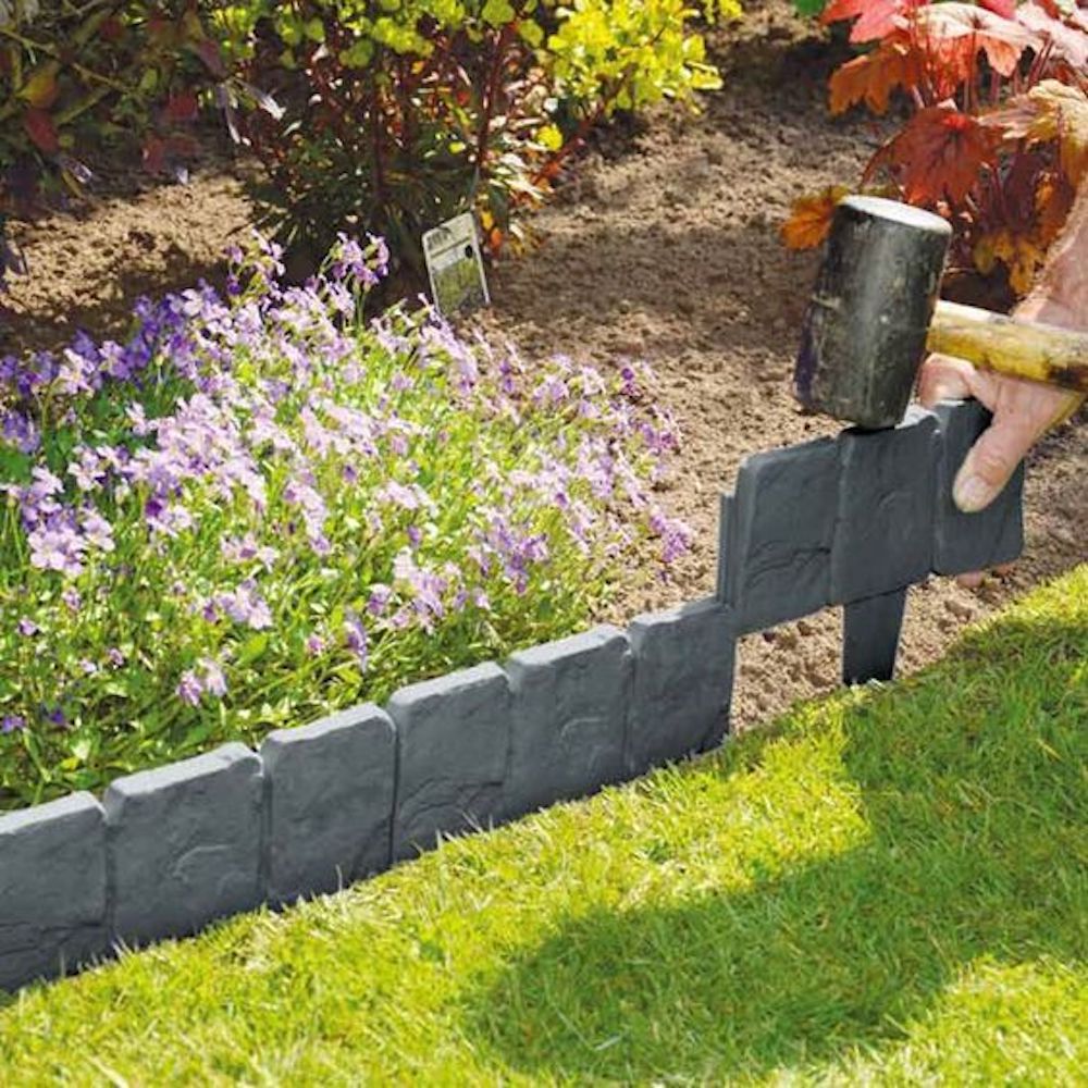 plastic stone garden edging buy online