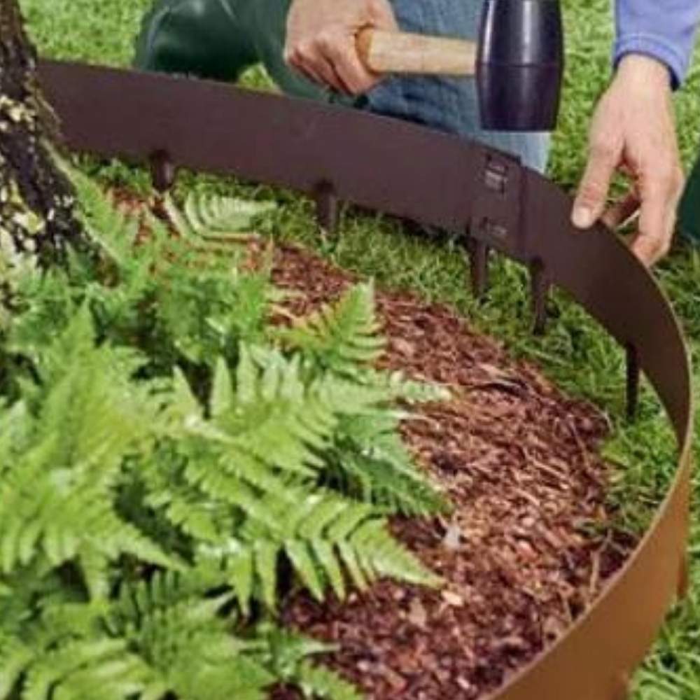 Corten Steel Garden Edge: 6" face height (per ft): image 4