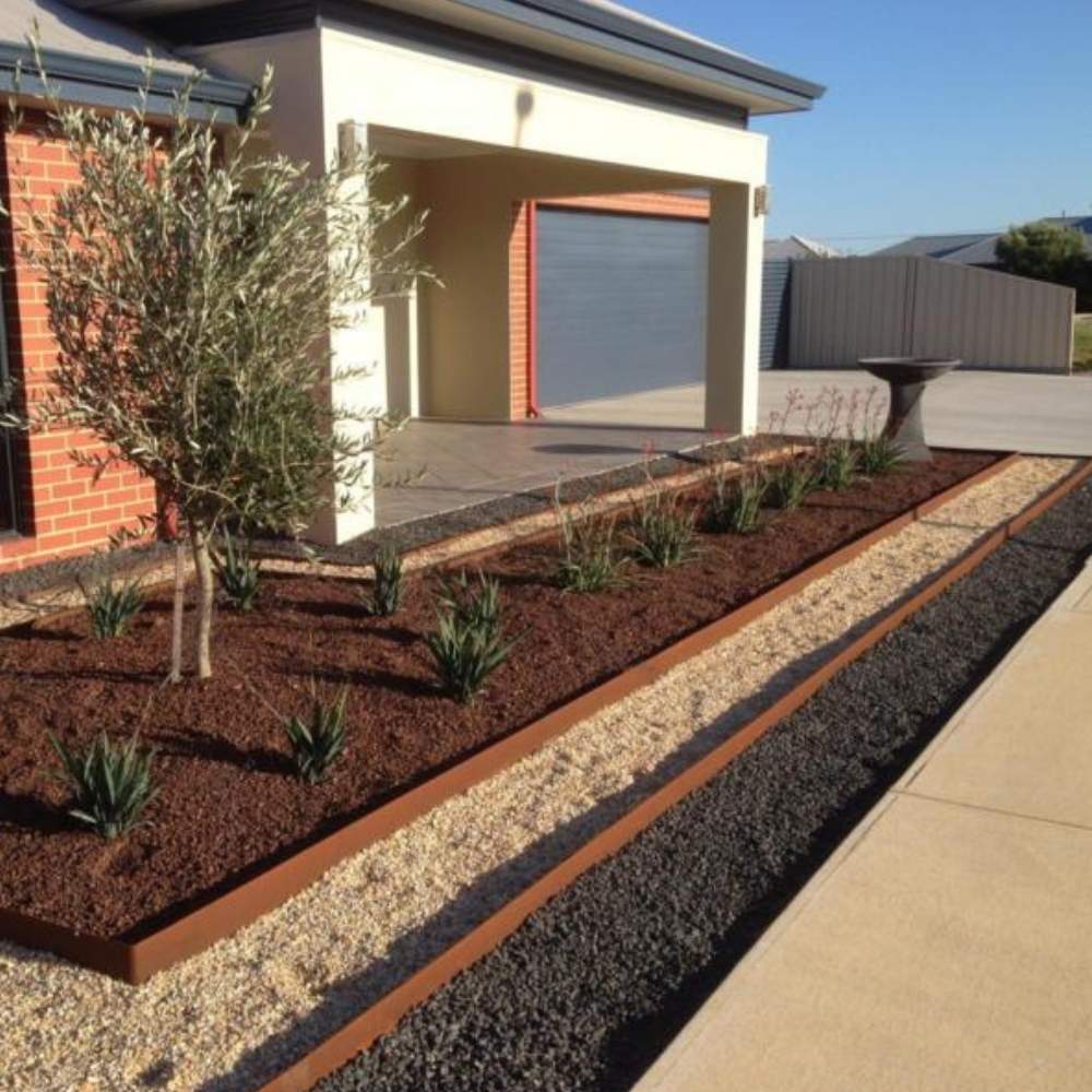Corten Steel Garden Edge: 6" face height (per ft): image 6