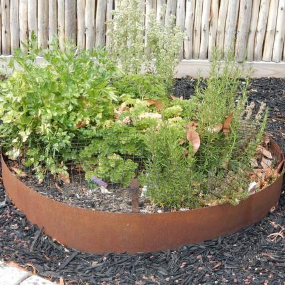 Weathered Steel Garden Edge: 6" face height (per ft): image 7
