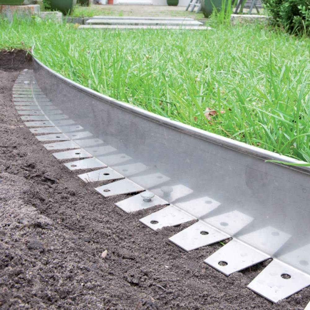 Stainless Steel Garden Edge: 4" face height (per ft): image 4