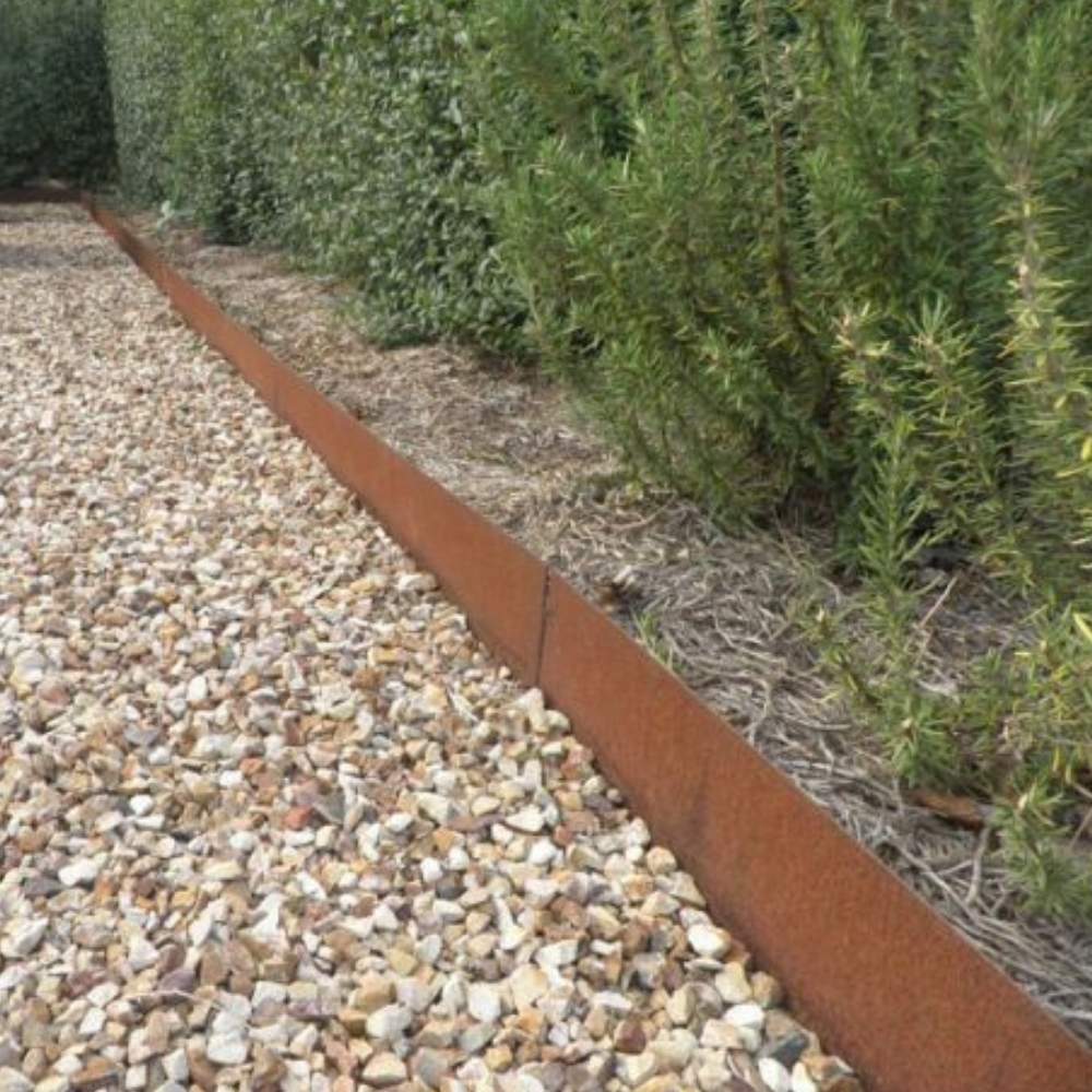 Weathered Steel Garden Edge: 6" face height (per ft): image 6