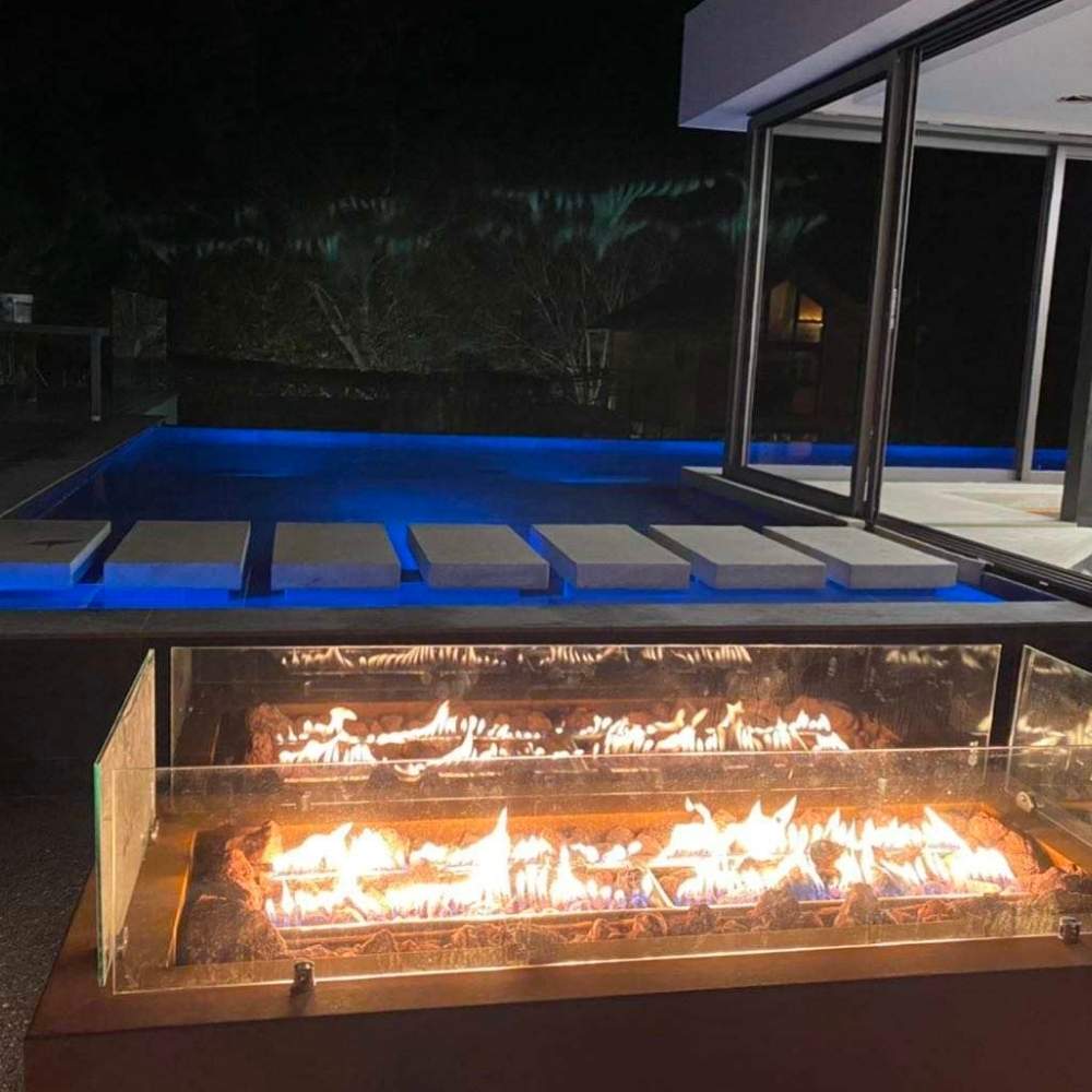 Corten Steel Gas Firepit: image 5