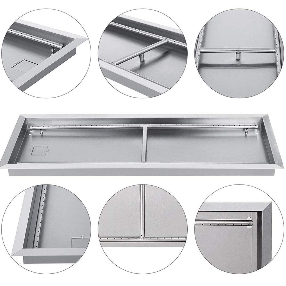 buy drop in fire pit pan kit
