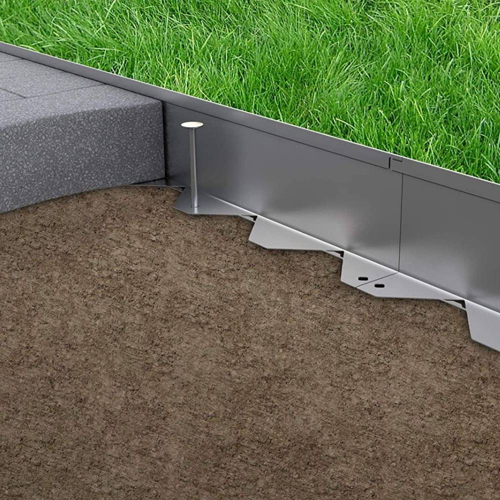 Stainless Steel Garden Edge: 4" face height (per ft): image 7