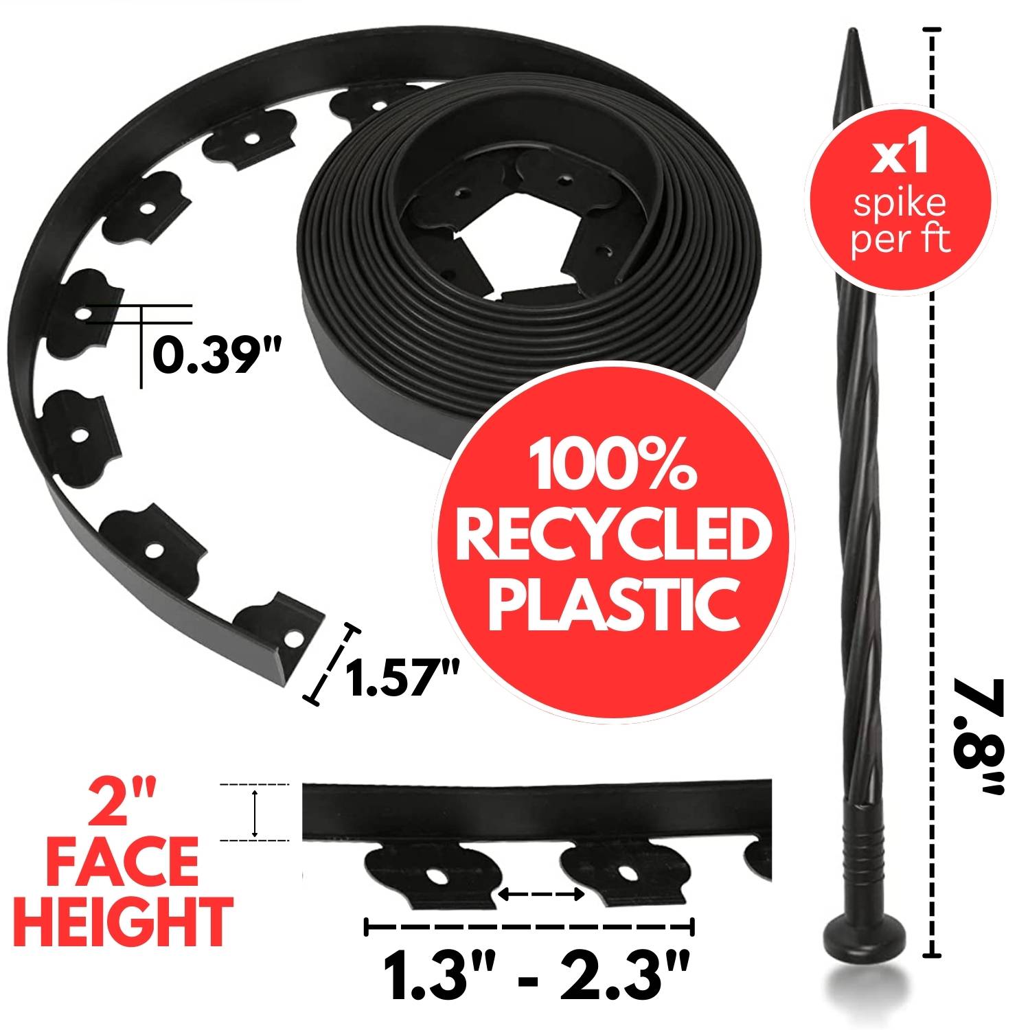 best plastic garden edging kit usa