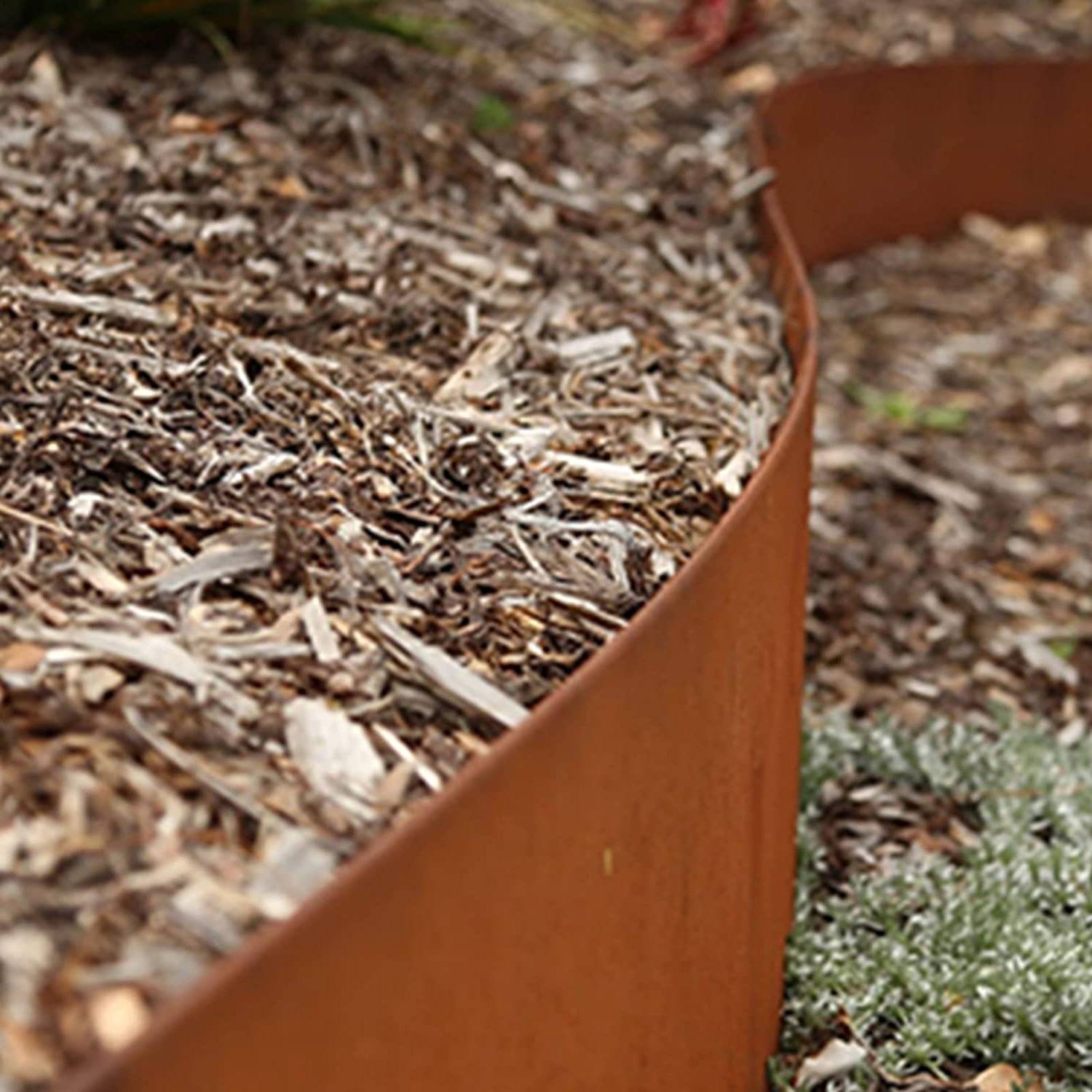 Corten Steel Garden Edge: 4" face height (per ft)