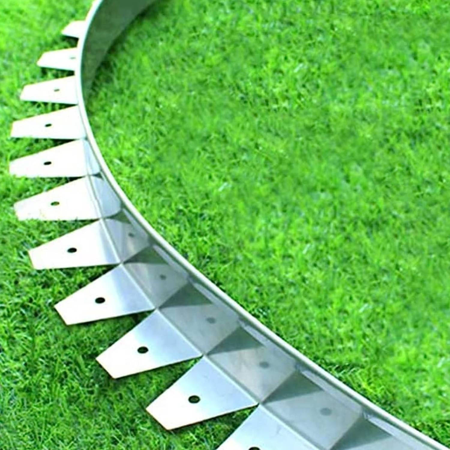 Stainless Steel Garden Edge: 4" face height (per ft): image 1