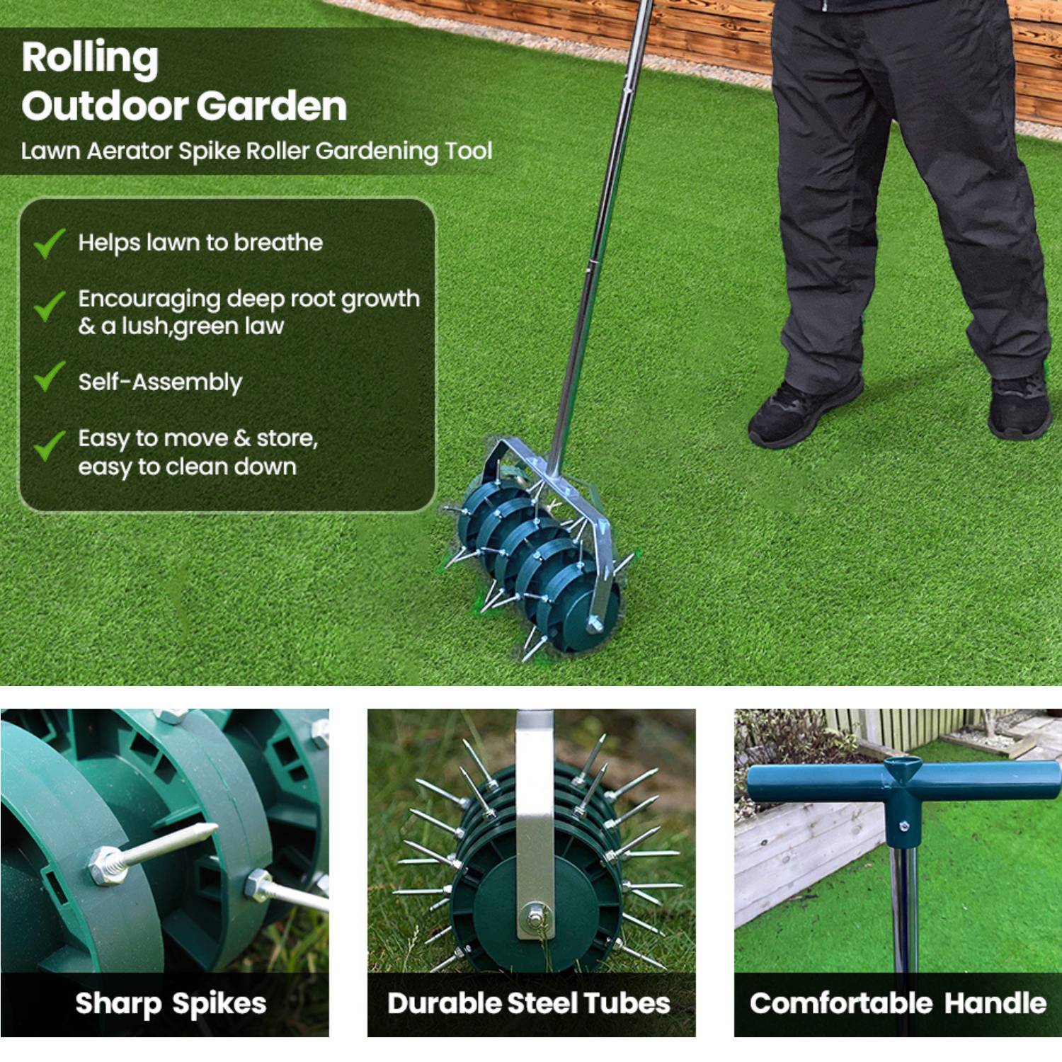 buy rolling spike aerator