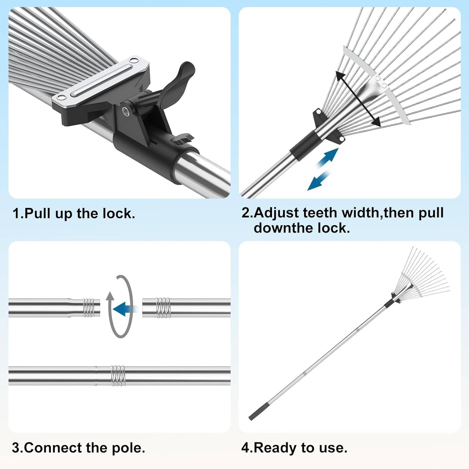 buy gardening rake for leaves