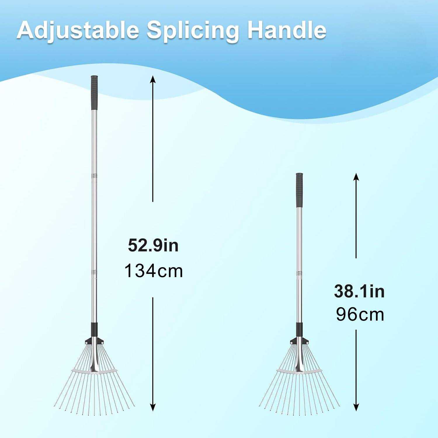 shop metal leaf rake