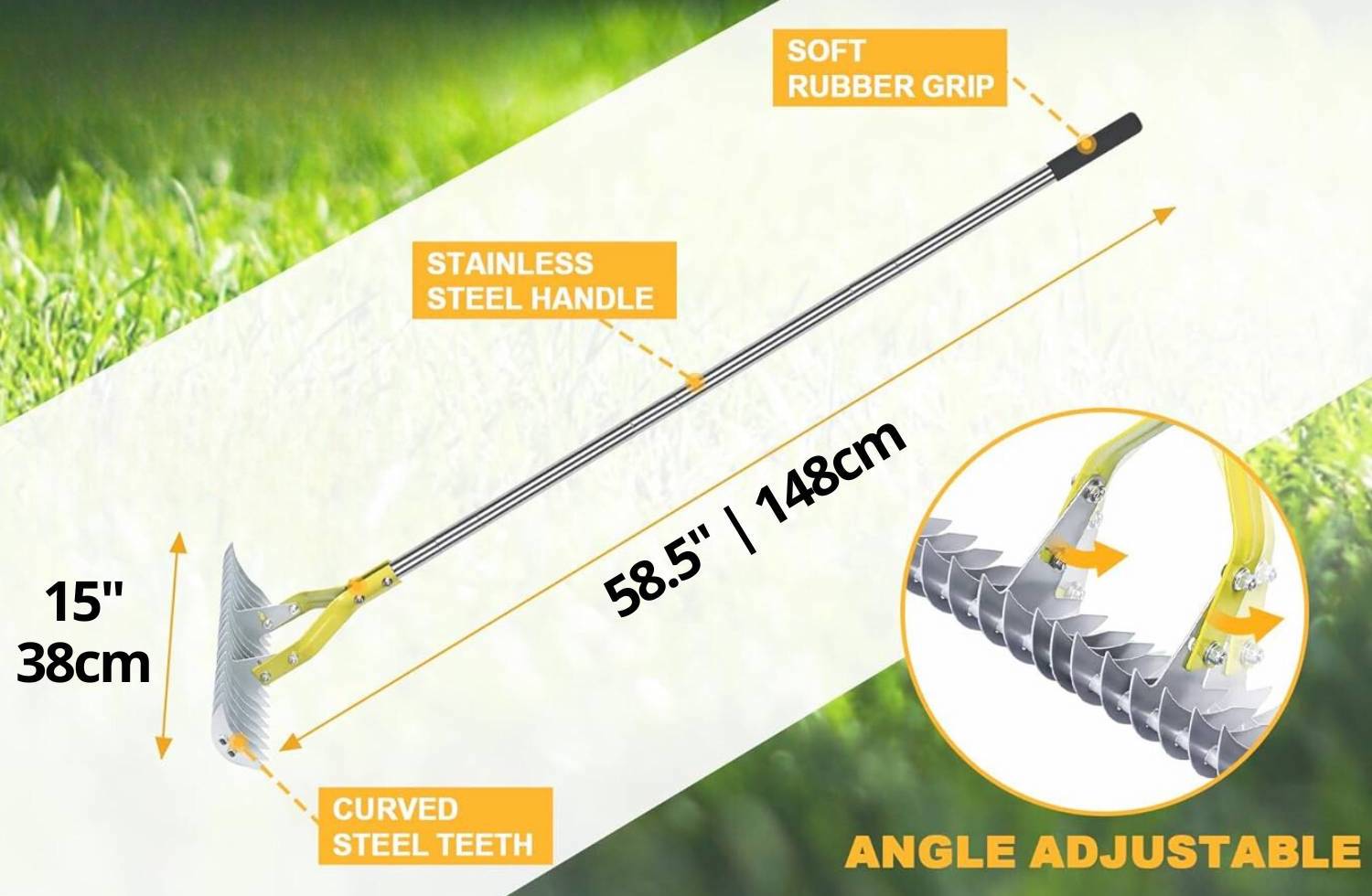 buy grass thatch rake
